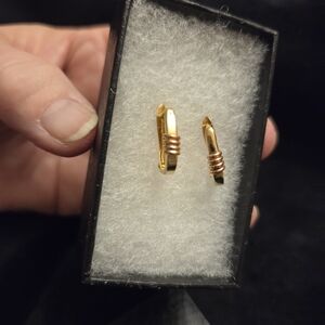 10k Yellow and Rose Gold Earring